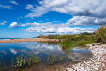 Fototapeta premium Elemente, Westküste der Peloponnes