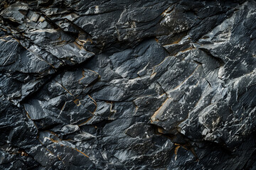 Black or dark gray rough grainy stone texture background