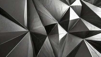 abstract 3d background of triangular shapes in anthracite colors modern wallpaper of geometric patterns