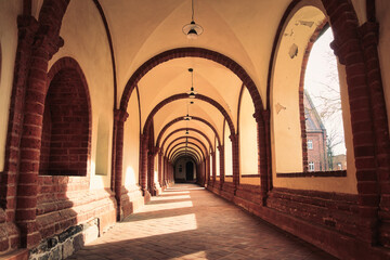 Lehnin Monastery in Brandenburg - Cloister - Church - Abbey - Germany  - Religion - Kloster