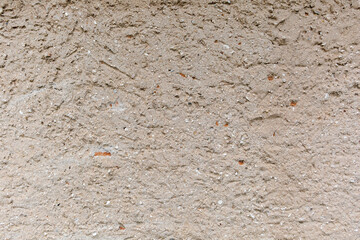 Old wall made of mud and stones