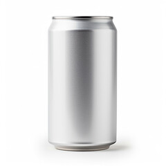 aluminum beverage drink soda can, white background, professional photo сreated with Generative Ai