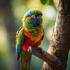 Obraz premium blue and yellow macaw