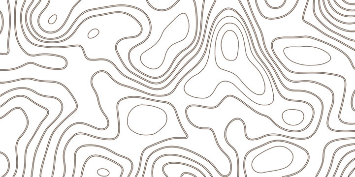 Topographic Lines Background. Abstract Pattern with Circles