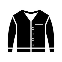 Naklejka premium modern style shirt vector icon
