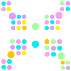 pastel pattern honeycomb60