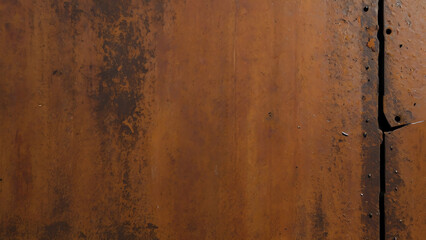 Embracing the Charm of Vintage Patina: Grunge and Detailed Rust Iron, Enhanced by Oxidized Metal Background