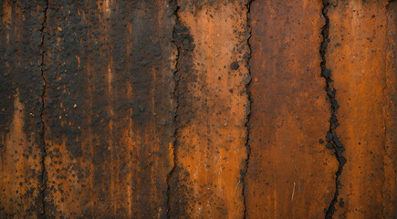 Embarking on a Journey Through Vintage Textural Realms: Grunge and Rust Iron, Complemented by Oxidized Metal