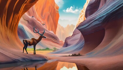 canyon antelope arizona abstract background beauty of nature concept travel and art concept