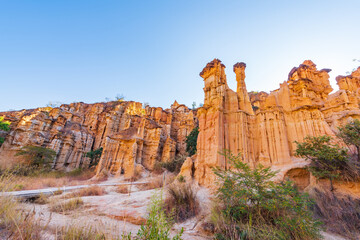 Landscape of Chuxiong Yuanmou Tulin in Yunnan, China