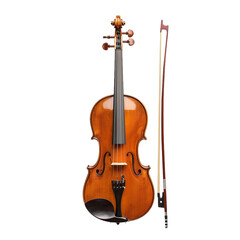 Fototapeta premium Violin on transparent background