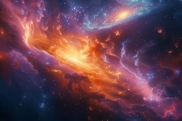 Vibrant Starry Space