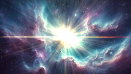 Flight to a star with ultraviolet radiation in nebula and star space  