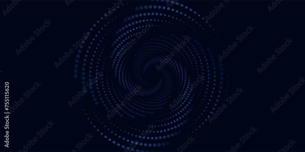 Poster spiral sound wave rhythm line dynamic abstract vector background.