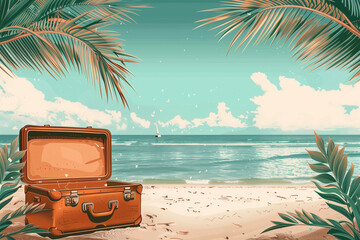 Fototapeta premium Spring Break Vacation 