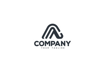 Letter A Logo Design - Logo Design Template	