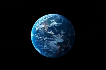 Naklejka na ściany i meble Earth Viewed From Space