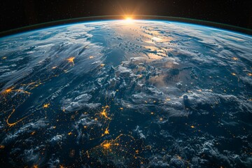 Earths Night View From Space