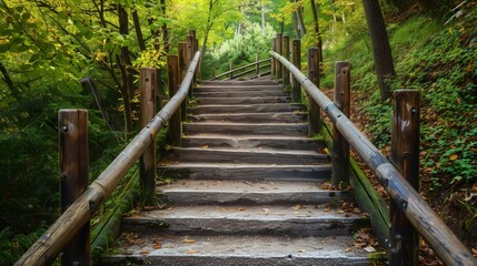 stairway going to the top of the hill,  stairway to heaven