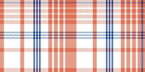 Gingham pattern background. Retro tablecloth texture. Abstract color full of Scott pattern. Pastel gingham seamless background for print on fabric. Vector art.