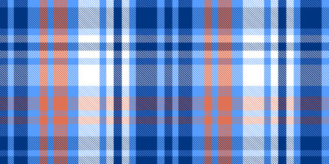 Gingham pattern background. Retro tablecloth texture. Abstract color full of Scott pattern. Pastel gingham seamless background for print on fabric. Vector art.