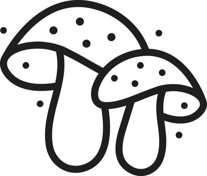 recommend clip art: Poisonous mushrooms Vector illustration drawn by hand, family of inedible mushrooms Dangerous mushrooms, toadstool, fly agaric, white toadstool, family of mushrooms isolated on a white background