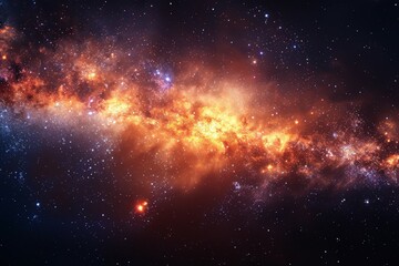Fototapeta na wymiar Galaxy Filled With Stars