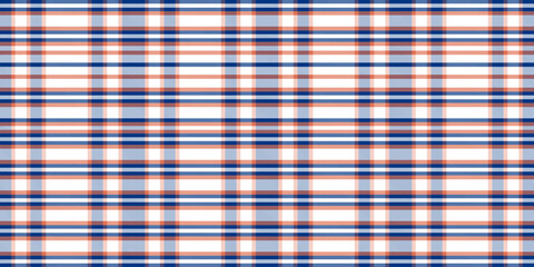 Gingham pattern background. Retro tablecloth texture. Abstract color full of Scott pattern. Pastel gingham seamless background for print on fabric. Vector art.