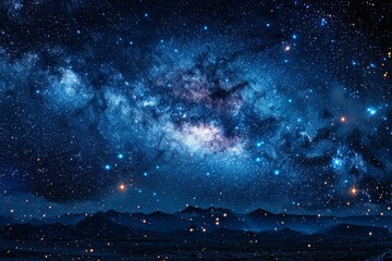 Night Sky Abundant With Stars