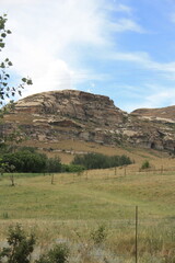 landscape with mountains