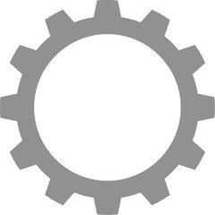 Gray Gear Wheel Cog