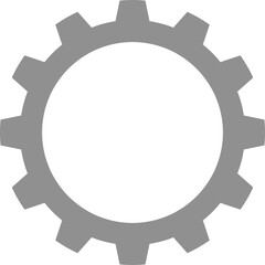 Gray Gear Wheel Cog