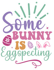 Easter Retro Sticker Easter Svg Design