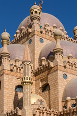 Al Mustafa mosque, a large Islamic temple in the city center, Sharm el Sheikh, Egypt