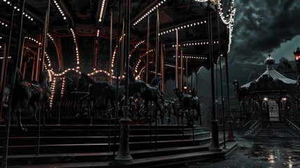 a carousel with dark aesthetic
