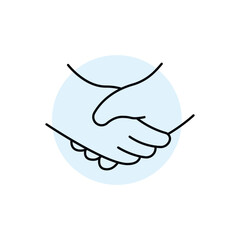 Handshake Deal Agreement Partnership icon