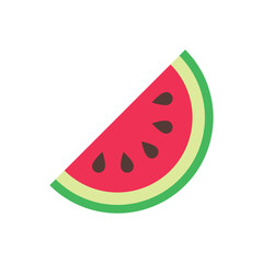 Watermelon Slice Juicy icon vector