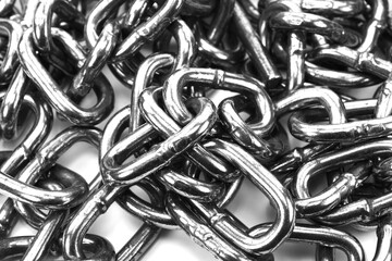 Chain isolated on white background