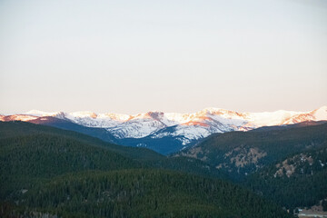 Sun Soaked White Caps From Rollinsville Colorado