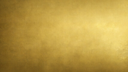 Abstract golden grunge background. Yellow metal texture with scratches