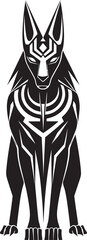 Soulful Symbolism An Anubis Mascot Design Abstract Guardian An Anubis Icon