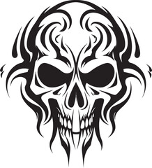 Phantom Phases Vector Iconic Skull Symbol Fusion Resonant Relics Abstract Skull Tattoo Fusion Vector