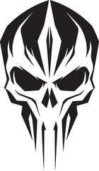 Astral Alchemy Abstract Skull Logo Mystical Matrix Tattooed Vector Design