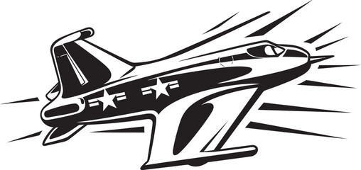 Storm Squadron Air Force Iconic Vector Thundering Glory Thunderbolt Emblematic Design