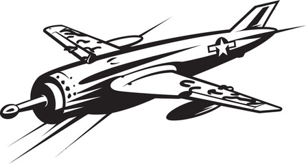 Fototapeta na wymiar Bolt Blitz Air Force Thunderbolt Graphic Vector Sky Titan Thunderbolt Emblematic Icon