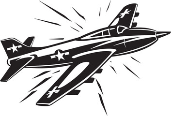 Storm Surge Thunderbolt Vector Logo Thundering Wings Air Force Thunderbolt Emblematic Design