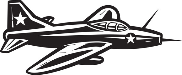 Aero Squadron Air Force Thunderbolt Vector Emblem Lightning Lance Thunderbolt Emblem Design