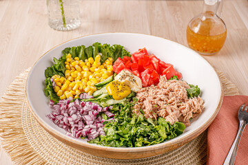 ensalada de atun, comida mexicana