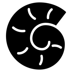 Curl Sea Shell Icon