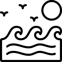 Ocean Waves Icon